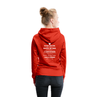 Women’s Premium Hoodie-Love IS - red