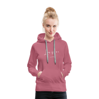 Women’s Premium Hoodie-Love IS - mauve