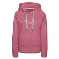 Women’s Premium Hoodie-Love IS - mauve