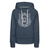 Women’s Premium Hoodie-Protected - heather denim