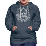 Women’s Premium Hoodie-Protected - heather denim