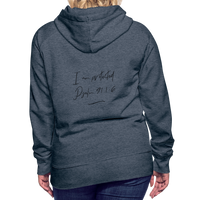 Women’s Premium Hoodie-Protected - heather denim