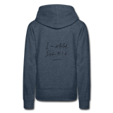 Women’s Premium Hoodie-Protected - heather denim