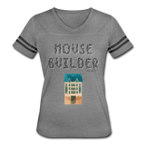 Build your House-Women’s Vintage Sport T-Shirt - heather gray/charcoal