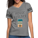 Build your House-Women’s Vintage Sport T-Shirt - heather gray/charcoal