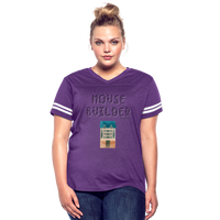 Build your House-Women’s Vintage Sport T-Shirt - vintage purple/white