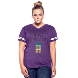 Build your House-Women’s Vintage Sport T-Shirt - vintage purple/white