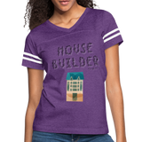 Build your House-Women’s Vintage Sport T-Shirt - vintage purple/white