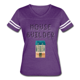 Build your House-Women’s Vintage Sport T-Shirt - vintage purple/white