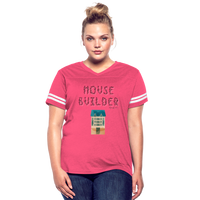 Build your House-Women’s Vintage Sport T-Shirt - vintage pink/white