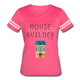 Build your House-Women’s Vintage Sport T-Shirt - vintage pink/white