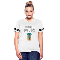 Build your House-Women’s Vintage Sport T-Shirt - white/black