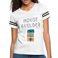 Build your House-Women’s Vintage Sport T-Shirt - white/black