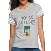 Build your House-Women’s Vintage Sport T-Shirt - heather gray/white