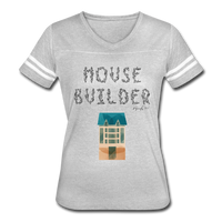 Build your House-Women’s Vintage Sport T-Shirt - heather gray/white