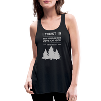 I trust in the steadfast love-Flowy Tank - black