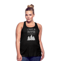 I trust in the steadfast love-Flowy Tank - black