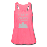 I trust in the steadfast love-Flowy Tank - neon pink