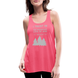 I trust in the steadfast love-Flowy Tank - neon pink