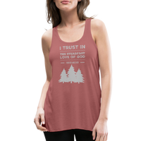 I trust in the steadfast love-Flowy Tank - mauve