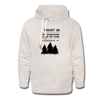 Trust & Faith Hoodie - heather oatmeal