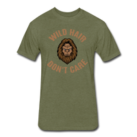 Wild Hair Don't Care - heather military green