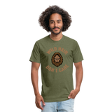 Wild Hair Don't Care - heather military green