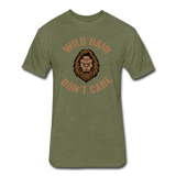 Wild Hair Don't Care - heather military green