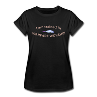 Trained in Warfare Worship - black