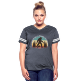 I've waited all year Women's Shirt - vintage navy/white