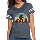 I've waited all year Women's Shirt - vintage navy/white