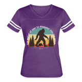 I've waited all year Women's Shirt - vintage purple/white