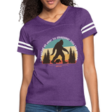 I've waited all year Women's Shirt - vintage purple/white