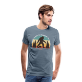 I've waited all year T-shirt Mens - steel blue