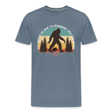 I've waited all year T-shirt Mens - steel blue