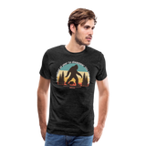 I've waited all year T-shirt Mens - charcoal grey