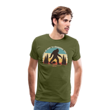 I've waited all year T-shirt Mens - olive green