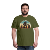 I've waited all year T-shirt Mens - olive green
