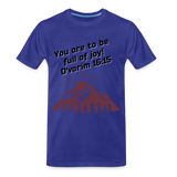 Full of Joy Men’s Premium Organic T-Shirt - royal blue