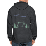 It's In Tents Gildan Heavy Blend Adult Zip Hoodie - deep heather