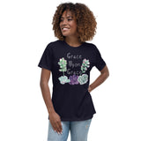 Women's Relaxed T-Shirt-Grace upon Grace